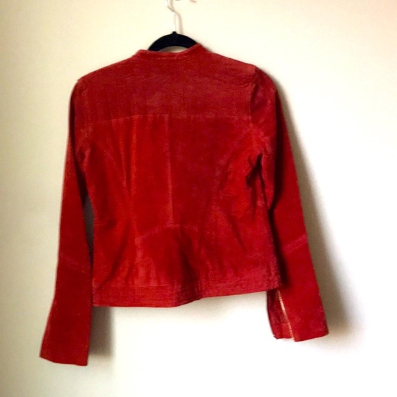 New York & Company Jackets & Blazers - Genuine suede jacket (burgundy & red tone)😍😍